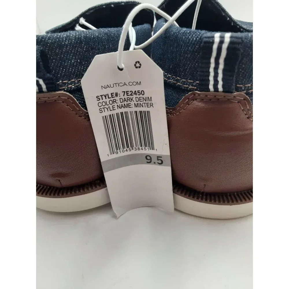 New Nautica Men's Minter Boat‎ Shoe | Dark Denim | US 9.5 Medium